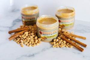 FREE SHIPPING: 6 Pack Wildflower Honey + Cinnamon Peanut Butter (5.6lbs)